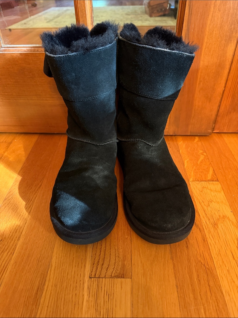 Koolaburra Shearling-Lined Tie Back Boots